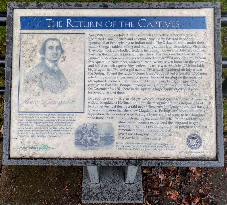 The Return of the Captives Marker image. Click for full size.