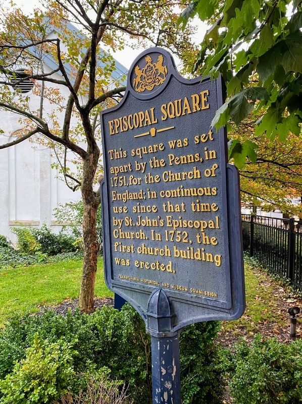 Episcopal Square Marker image. Click for full size.