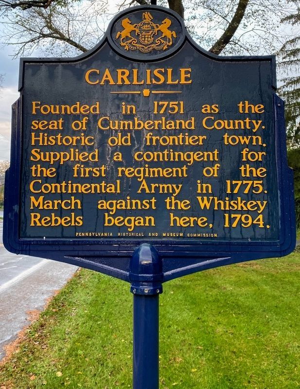 Carlisle Marker image. Click for full size.