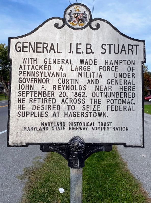 General J.E.B. Stuart Marker. Click for full size. General J.E.B. Stuart Marker image. Click for full size.