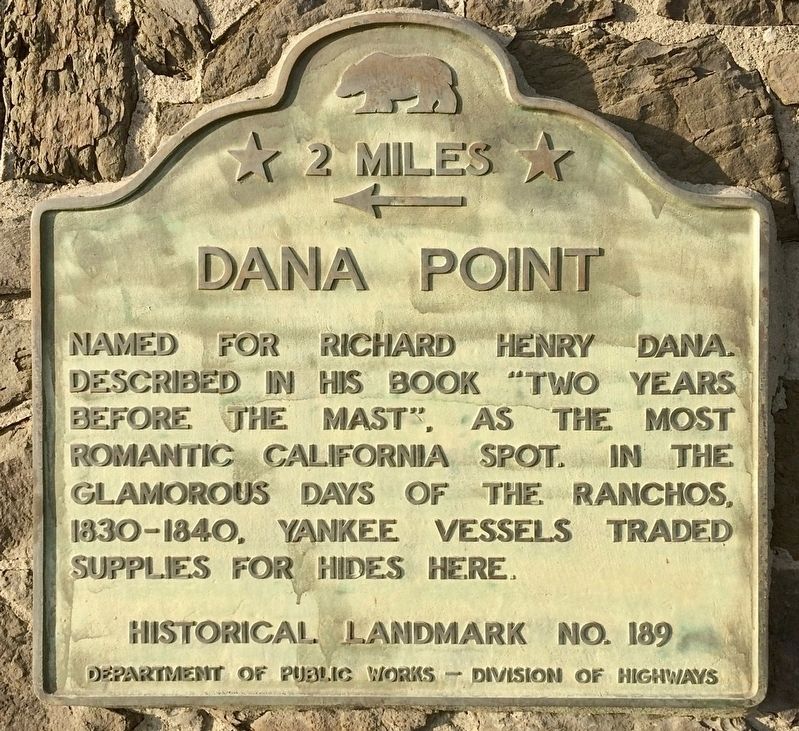 Dana Point Marker image. Click for full size.