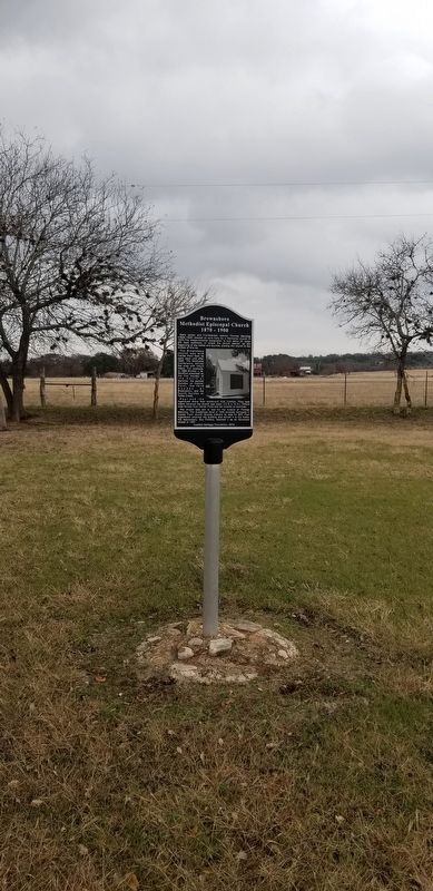 Brownsboro Methodist Episcopal Church Marker image. Click for full size.
