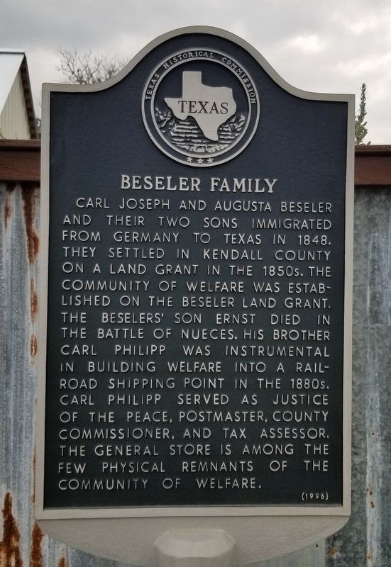Beseler Family Marker image. Click for full size.
