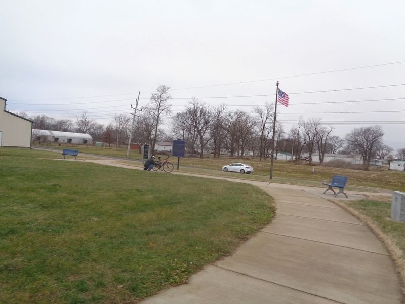 Mattoon's Union Agricultural Fairgrounds and Civil War Camp Grant Marker image. Click for full size.