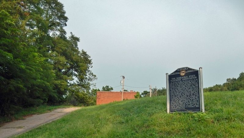 Nebraska State Teachers' Association Marker. Click for full size. Nebraska State Teachers' Association Marker image. Click for full size.