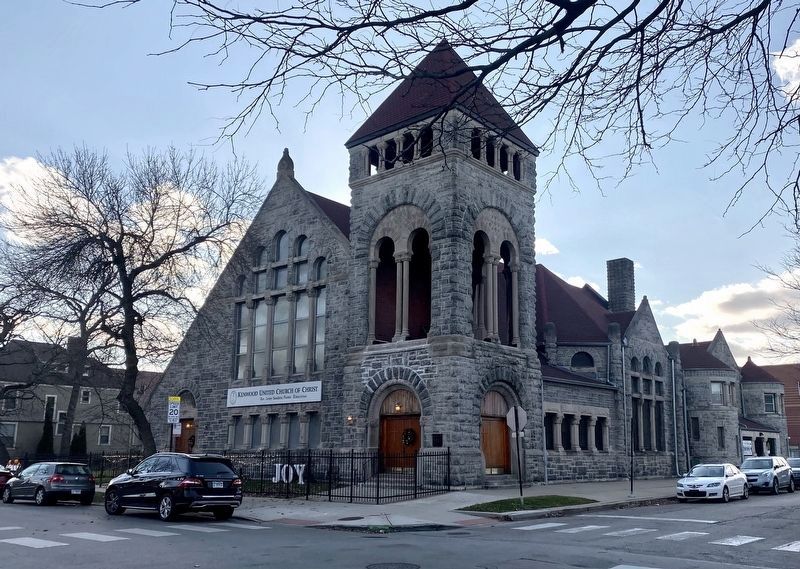 Kenwood United Church of Christ and Marker image. Click for full size.
