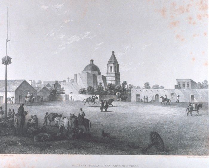 The military plaza at San Antonio, Texas image. Click for full size.