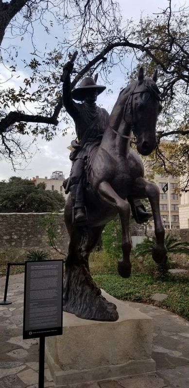 John William Smith, 'El Colorado' statue and Marker image. Click for full size.