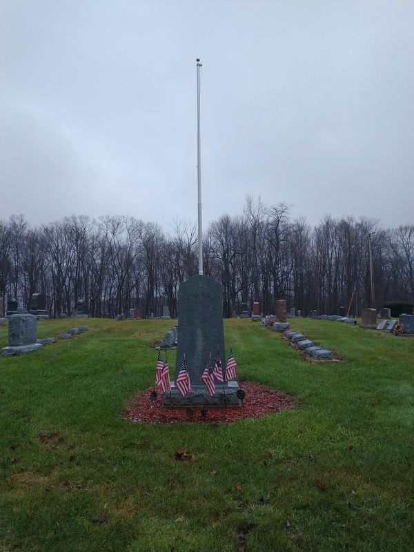 Hockman Cemetery Veterans Memorial. Click for full size. Hockman Cemetery Veterans Memorial image. Click for full size.