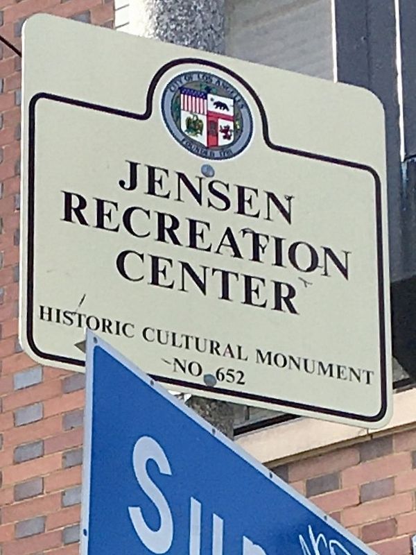 Jensen’s Recreation Center Marker image. Click for full size.