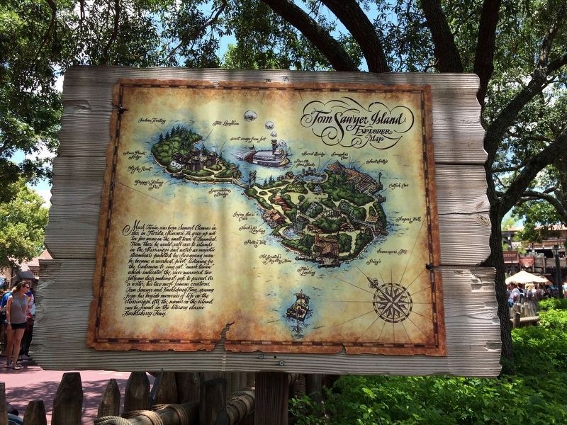 Tom Sawyer Island Marker. Click for full size. Tom Sawyer Island Marker image. Click for full size.