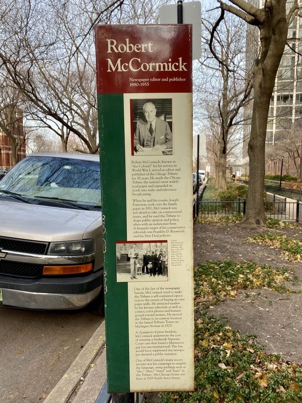 Robert McCormick Marker image. Click for full size.