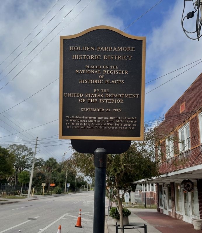 Holden-Parramore Historic District Marker image. Click for full size.
