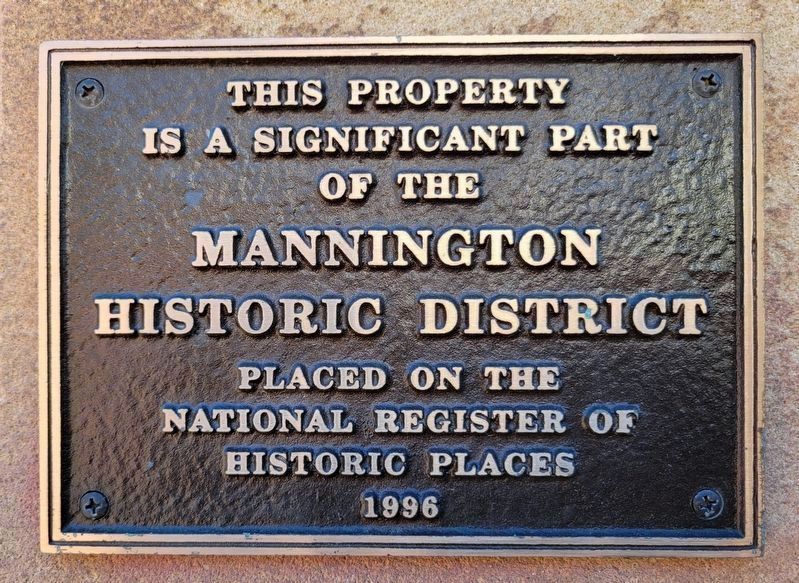 Mannington Municipal Building Marker image. Click for full size.