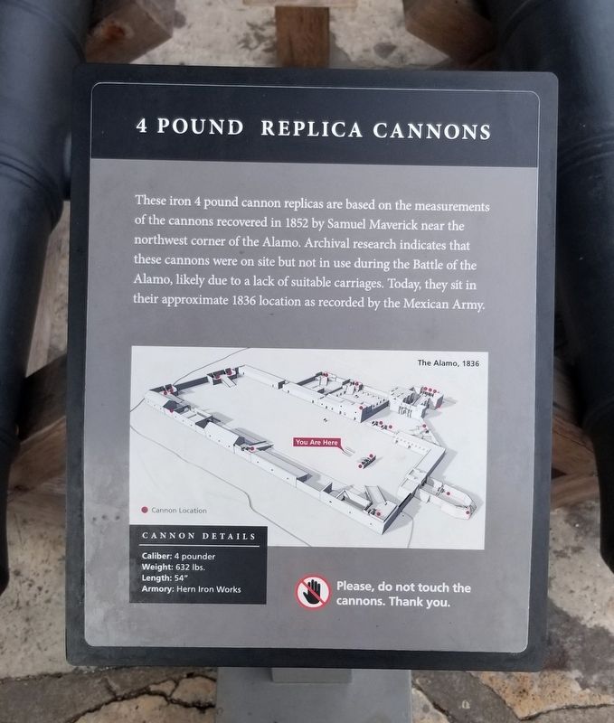 4 Pound Replica Cannons Marker image. Click for full size.