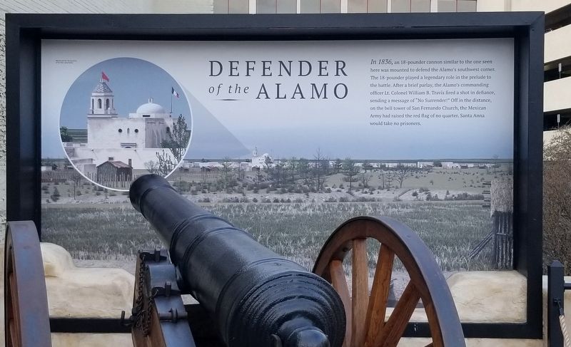 Defender of the Alamo Marker image. Click for full size.