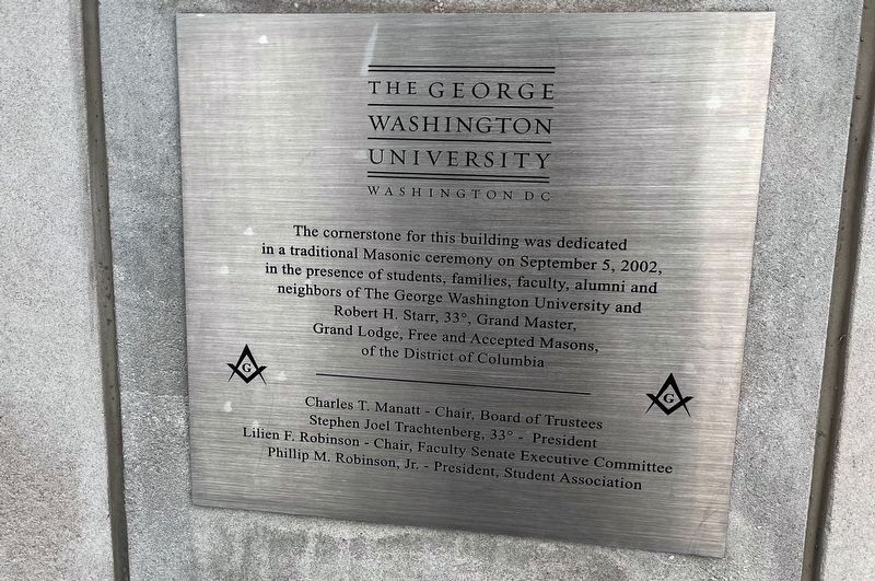 The Elliot School of International Affairs Marker image. Click for full size.