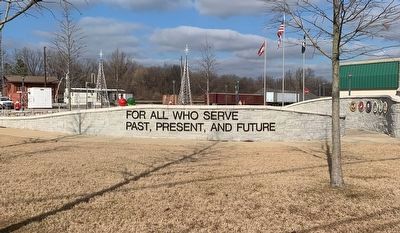 For all who serve past, present, and future Marker image. Click for full size.
