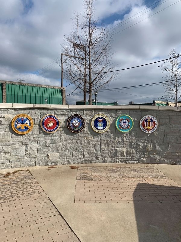 For all who serve past, present, and future Marker image. Click for full size.