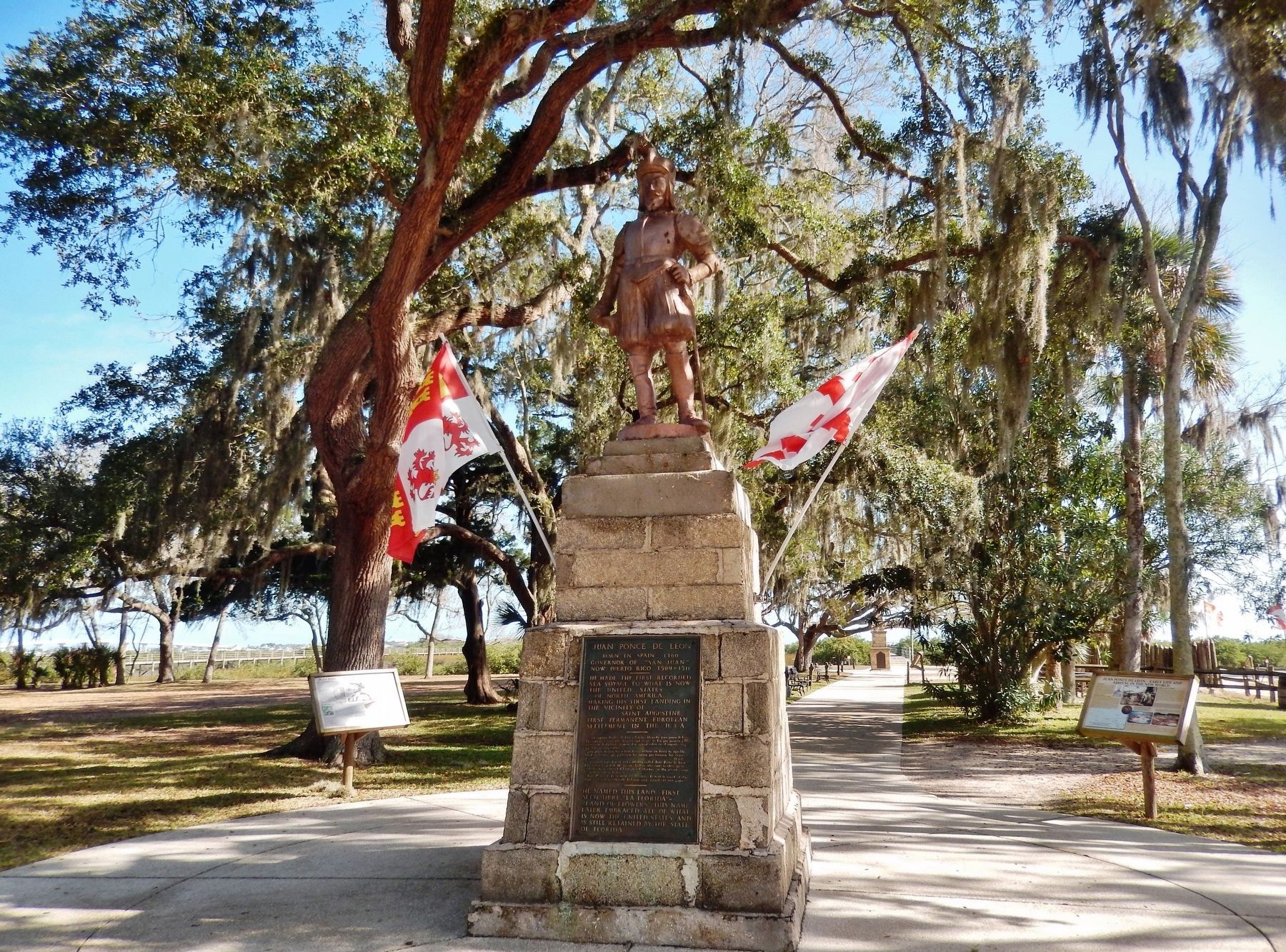 Juan Ponce De Leon Monument image. Click for full size.