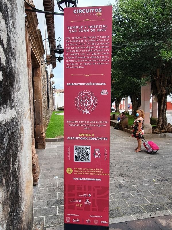 Temple and Hospital San Juan de Dios Marker image. Click for full size.