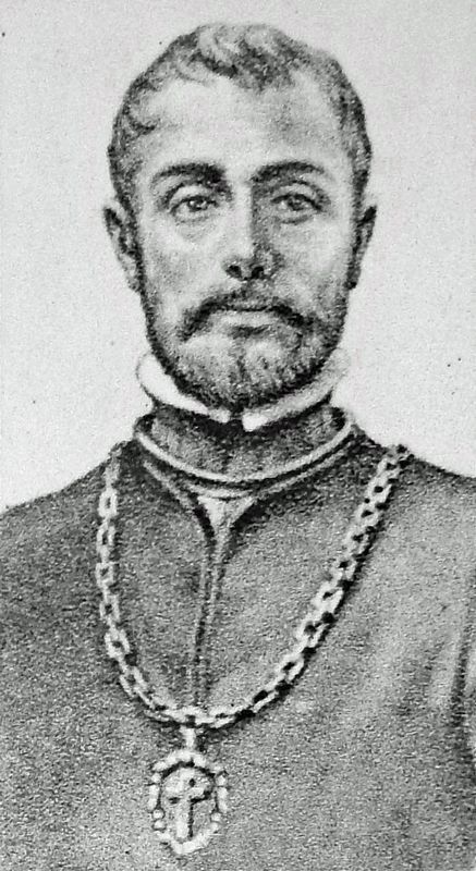 Marker detail: Juan Ponce de Le�n image. Click for full size.