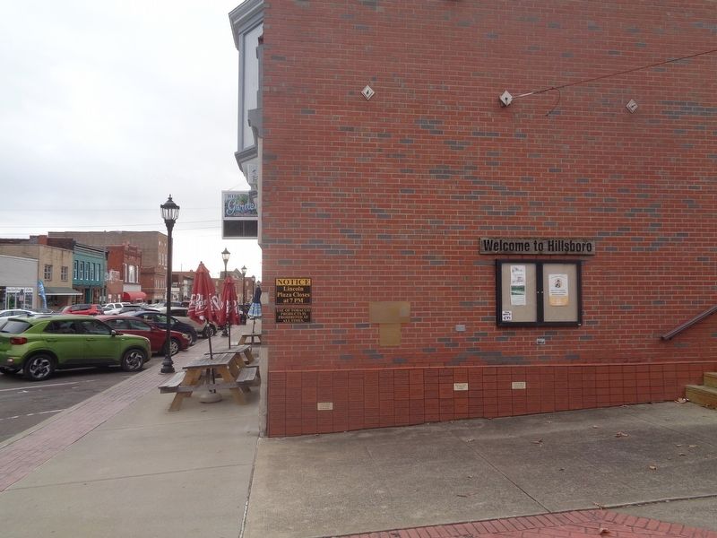 Hillsboro Plaza History Marker image. Click for full size.