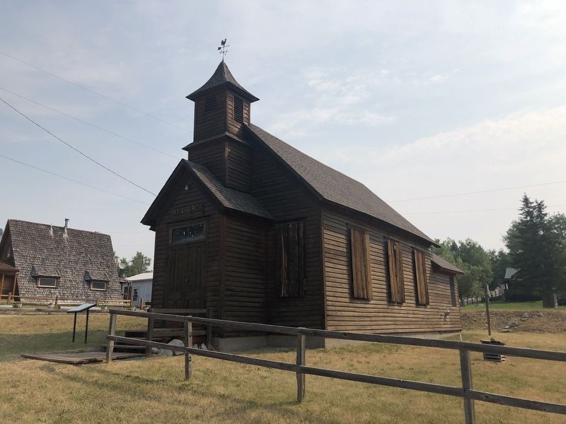 Methodist Episcopal Church of Marysville and Marker image. Click for full size.