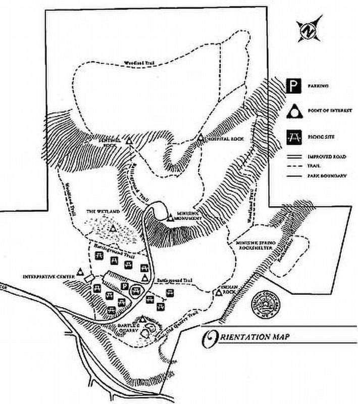 The Battle At Minisink Ford. Click for more information. The Battle At Minisink Ford image. Click for more information.