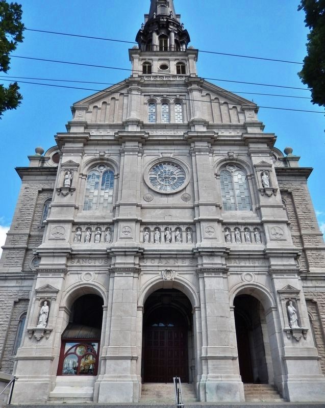 �glise de Saint-Jean-Baptiste<br>(<i>west elevation</i>) image. Click for full size.