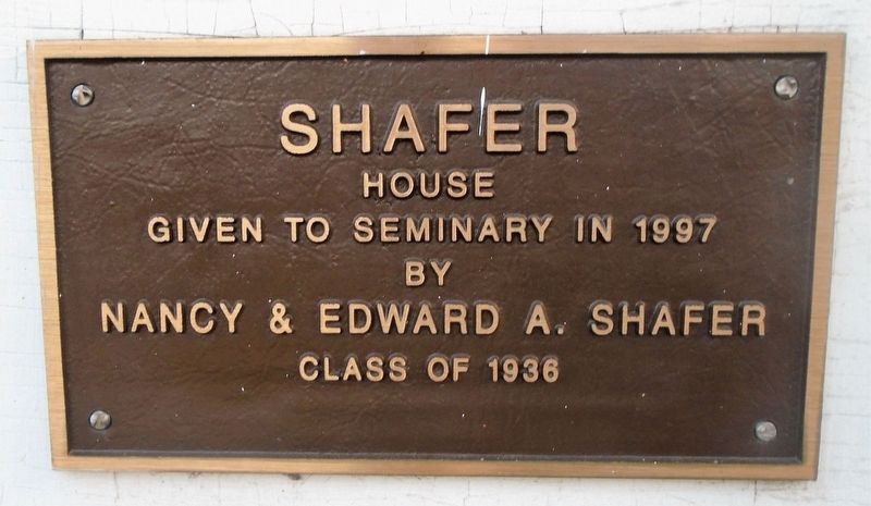 Shafer House Marker image. Click for full size.