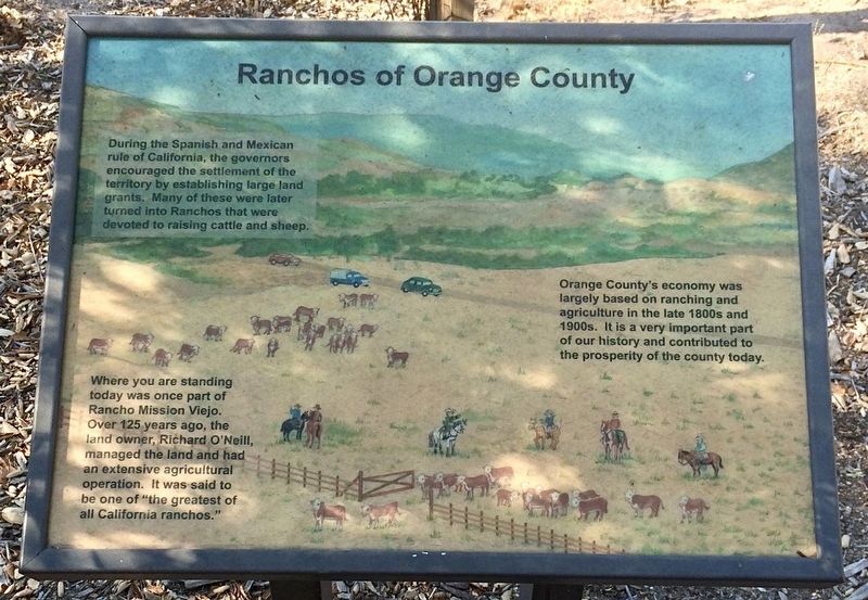 Ranchos of Orange County Marker image. Click for full size.