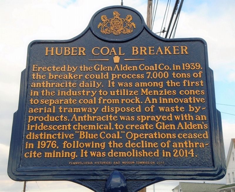 Huber Coal Breaker Marker image. Click for full size.