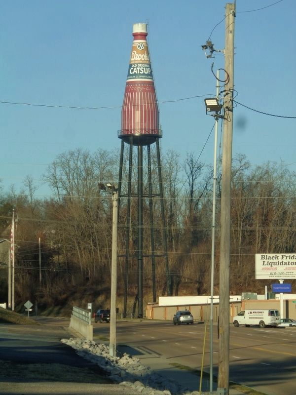 Brooks Catsup Bottle Water Tower image. Click for full size.