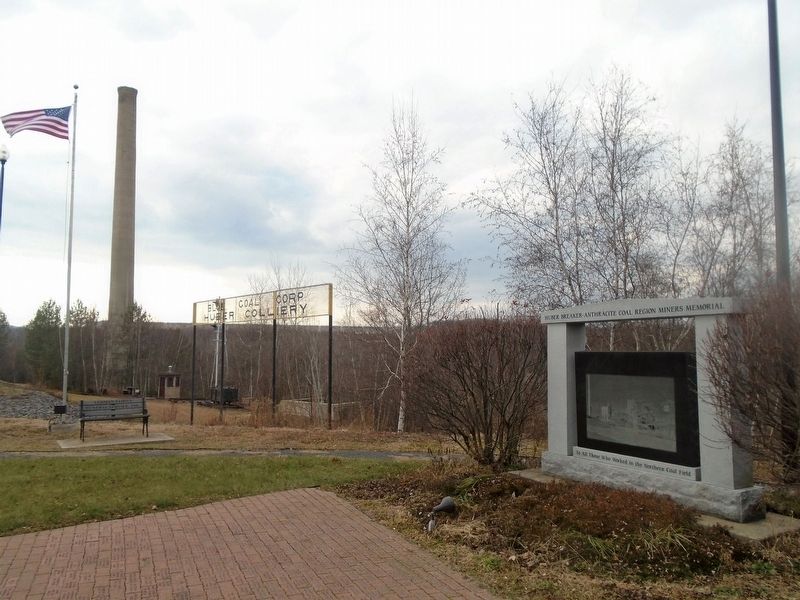 Huber Breaker-Anthracite Coal Region Miners Memorial image. Click for full size.