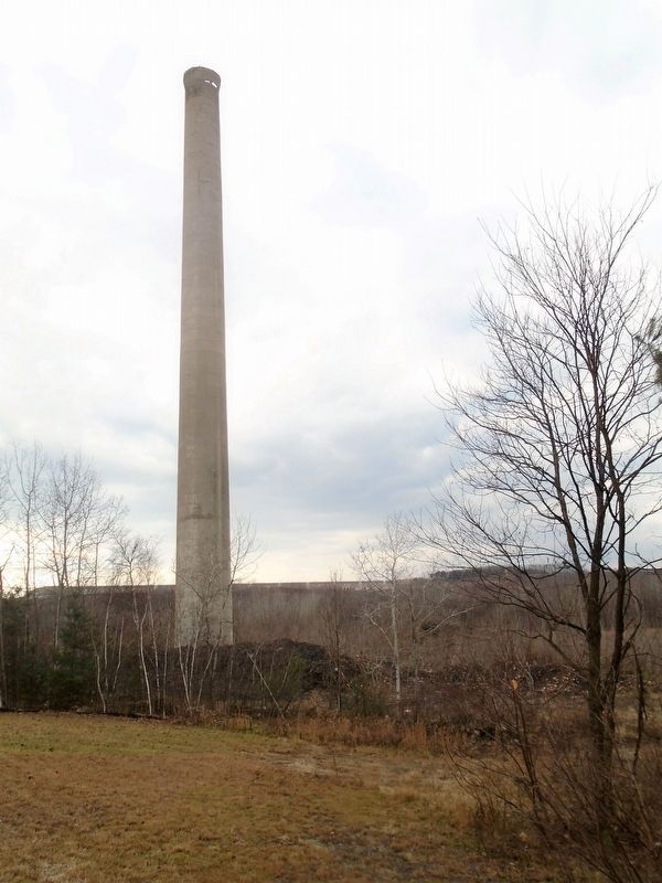 Huber Breaker Remnant Smokestack image. Click for full size.