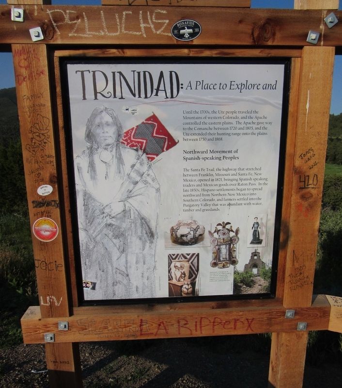 Trinidad: A Place to Explore and (1st Marker) image. Click for full size.