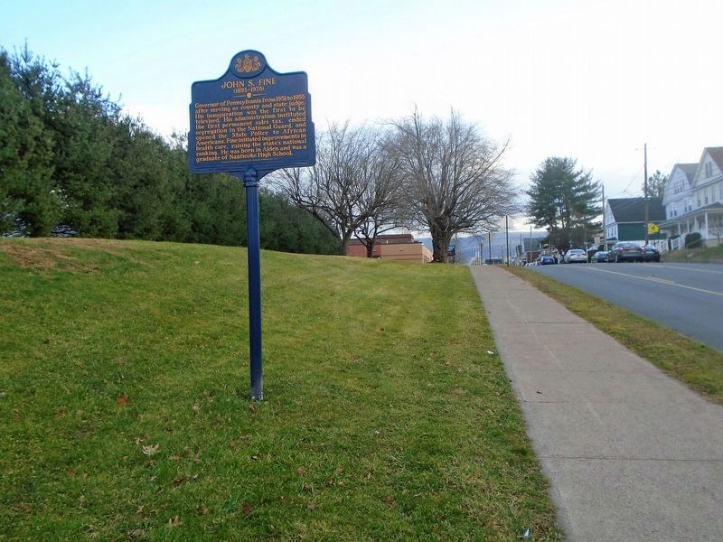 John S. Fine Marker image. Click for full size.