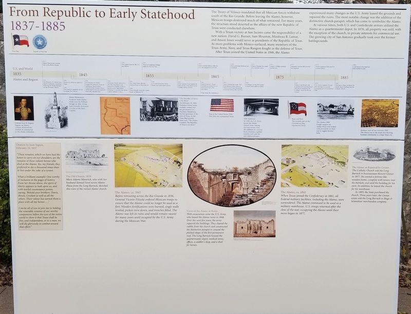 From Republic to Early Statehood Marker image. Click for full size.