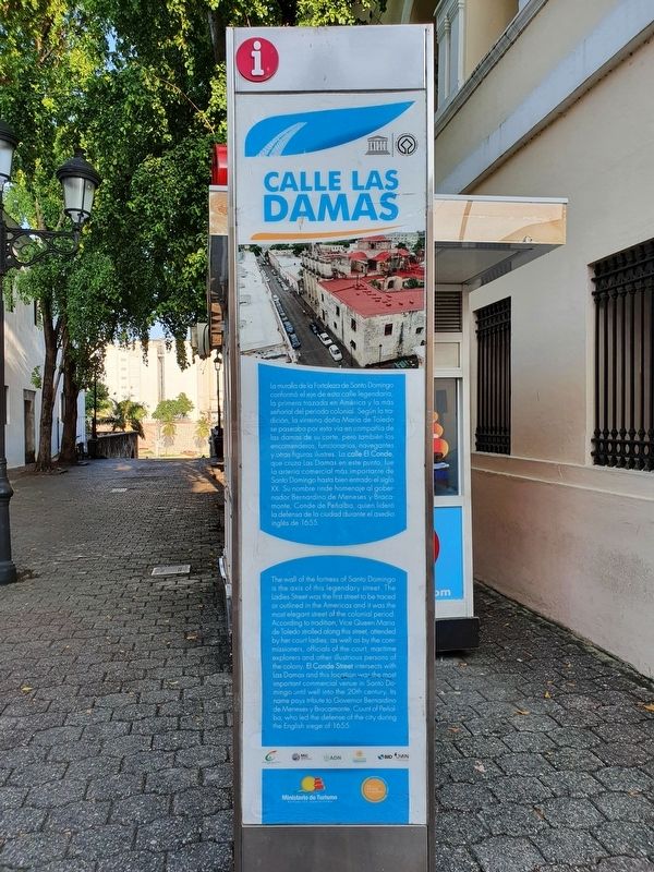 Las Damas Street Marker image. Click for full size.