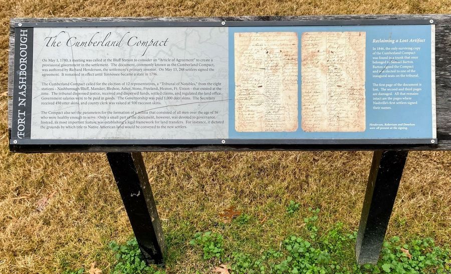 The Cumberland Compact Marker image. Click for full size.