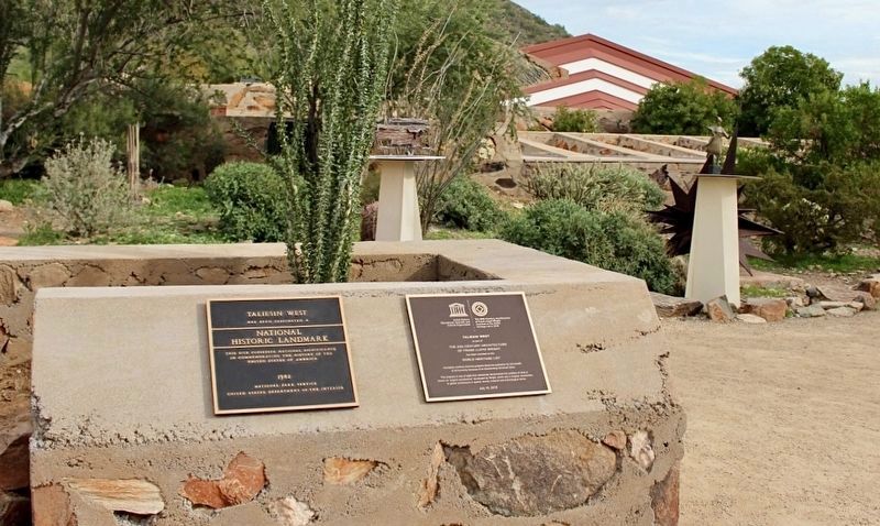 Taliesin West Markers. Click for full size. Taliesin West Markers image. Click for full size.