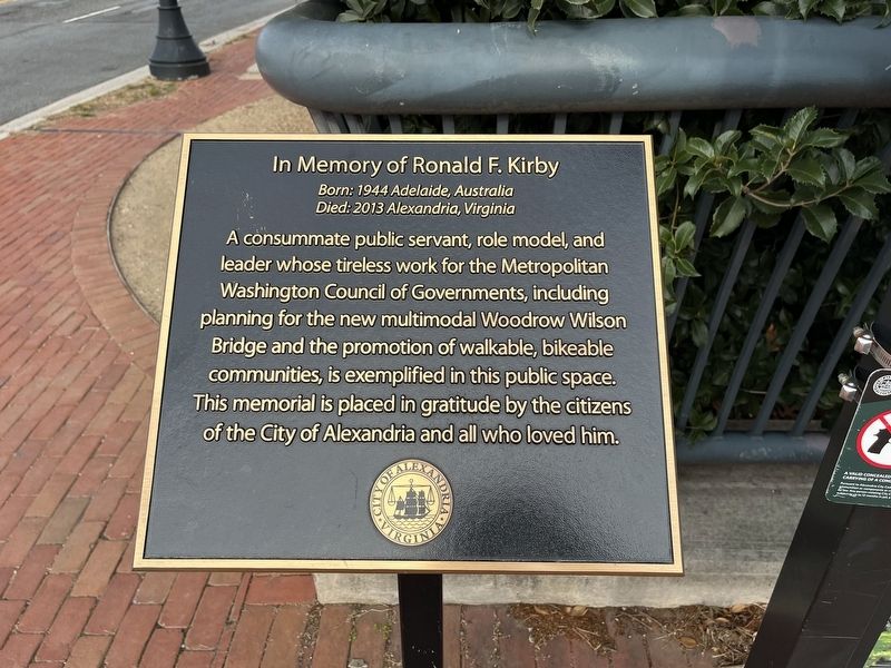 In Memory of Ronald F. Kirby Marker image. Click for full size.