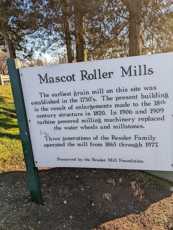 Mascot Roller Mills Marker image. Click for full size.