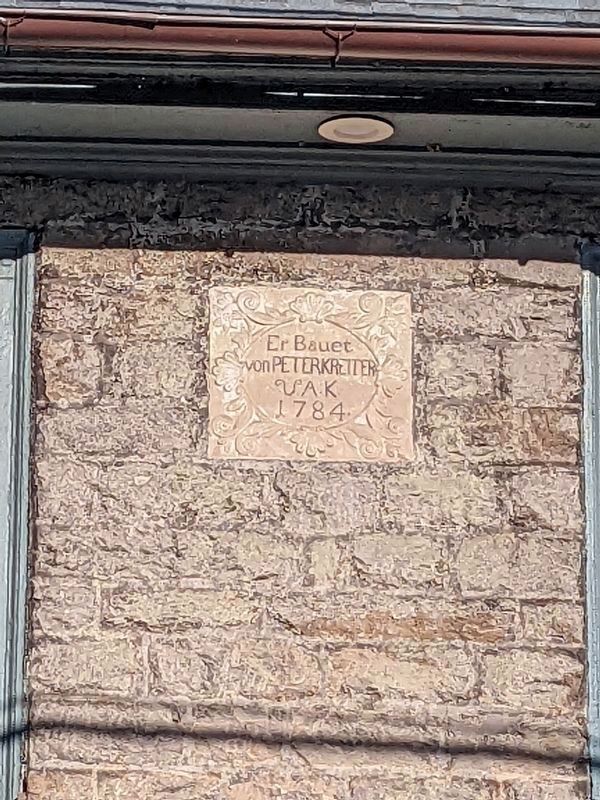Date Stone on the Sturgis Building image. Click for full size.