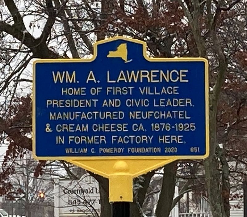 Wm. A. Lawrence Marker image. Click for full size.