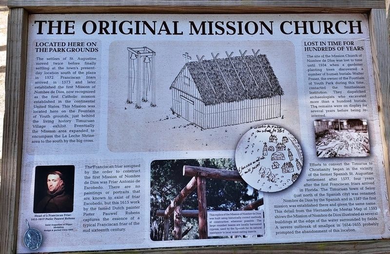 Original Mission Church Marker image. Click for full size.