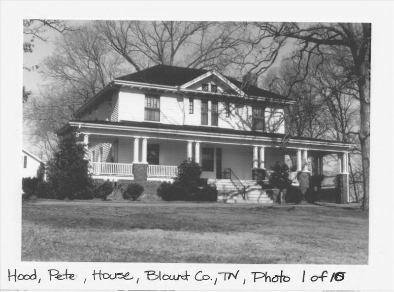 Pete Hood House image. Click for more information.