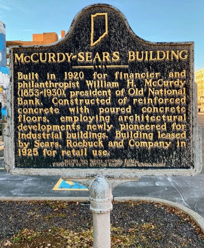 McCurdy - Sears Building Marker (front) image. Click for full size.