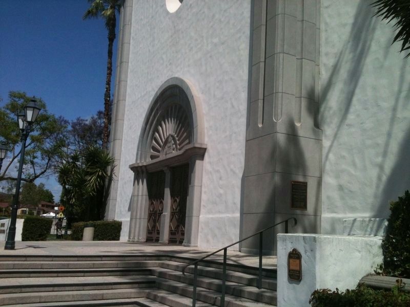 New Mission Church and Marker image. Click for full size.